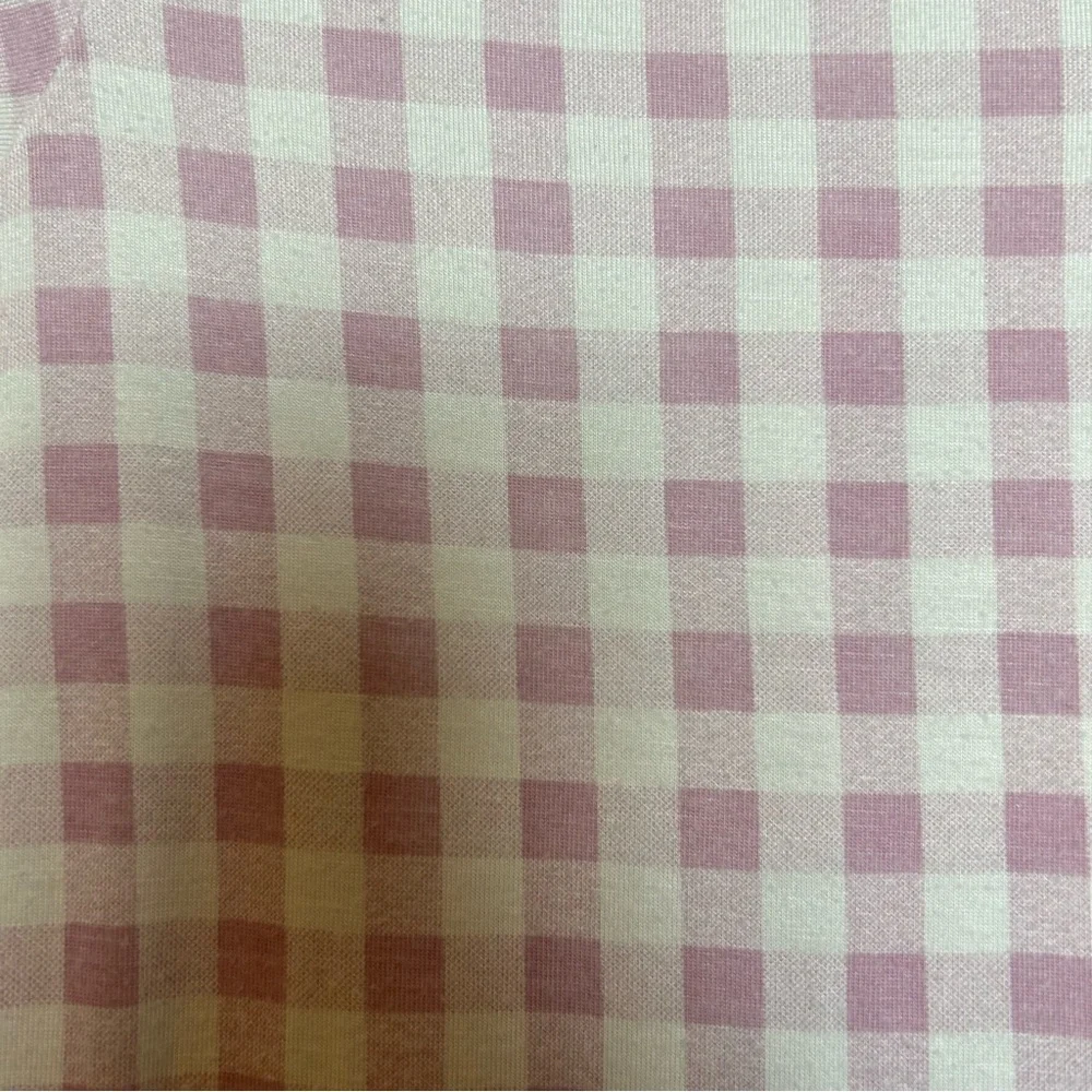 Spearmint Love Lavender Gingham Baby Sleep Sack Zipper Pajamas Lilac Size 0-3